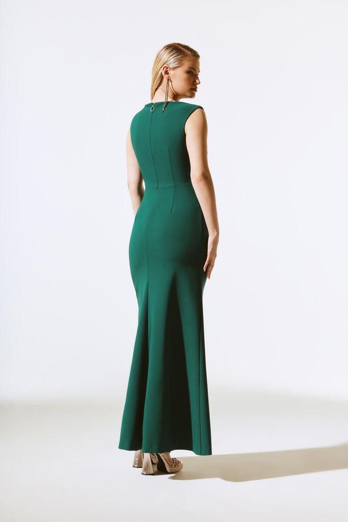 Lux Twill Trumpet Gown (JR1119)