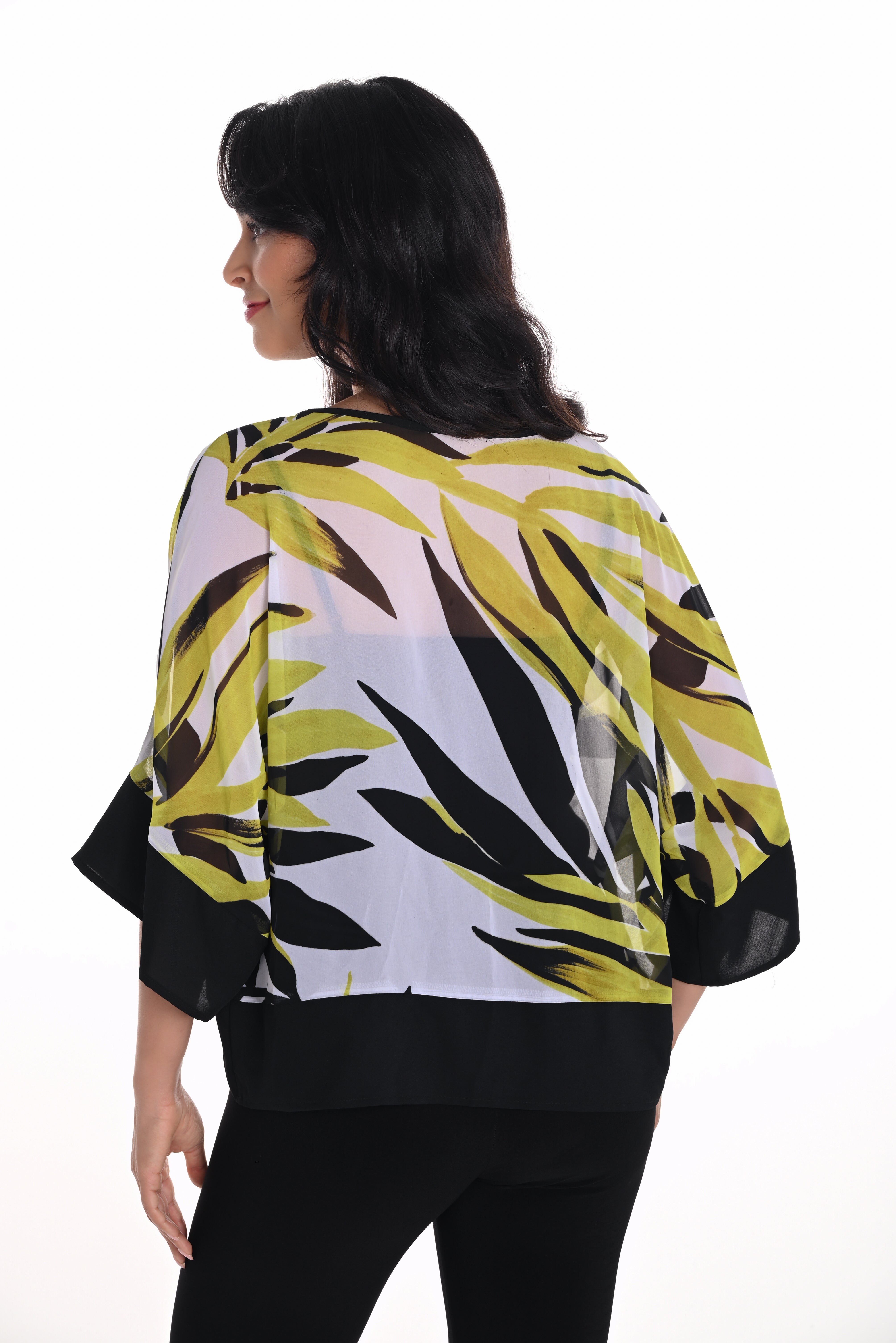 Tropical Print Top (251323)