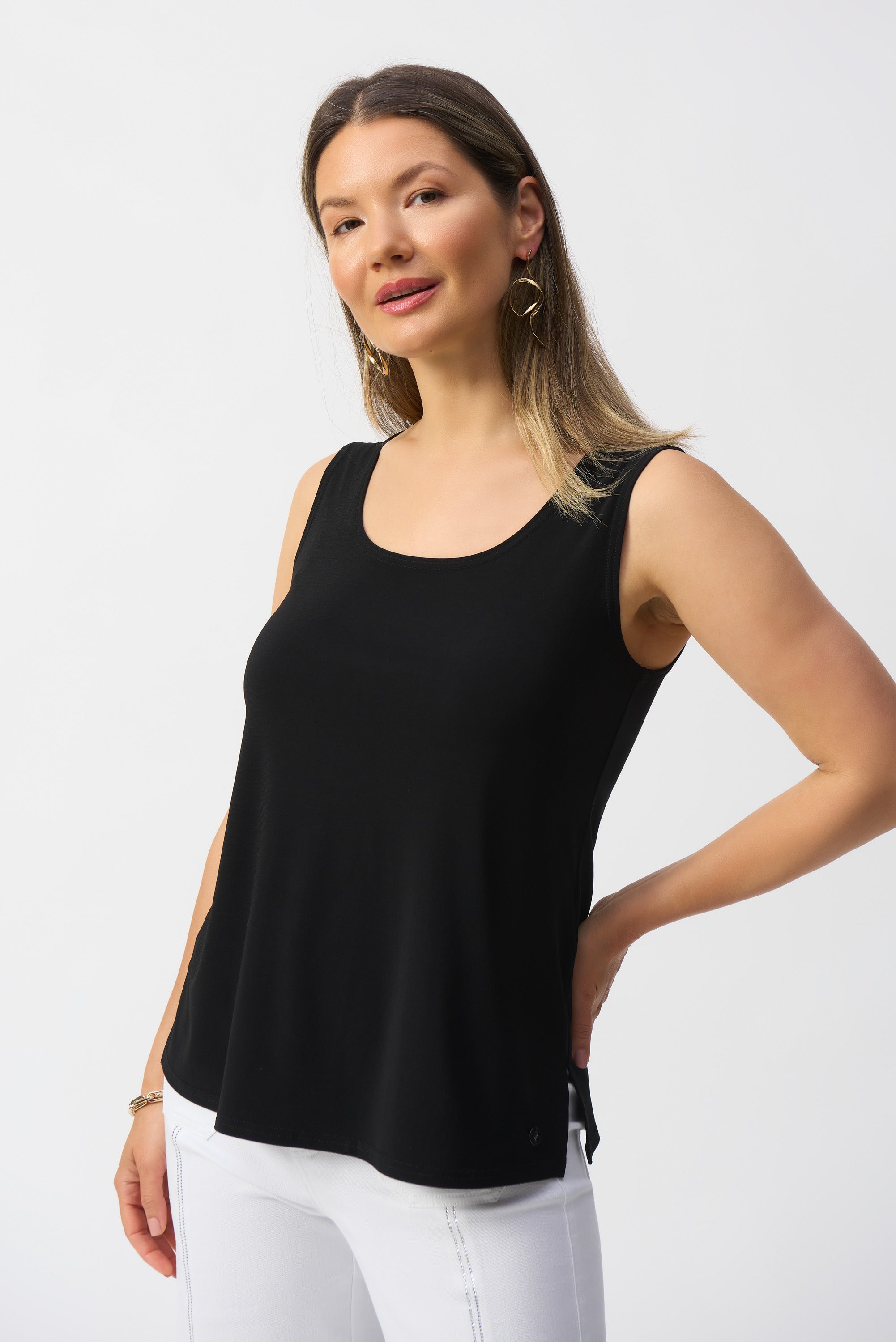 Silky Knit Scoop Neck Camisole (251970)