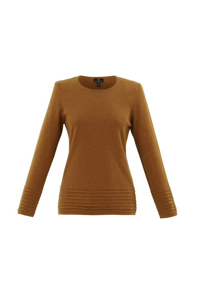 Round Neck Fitted Sweater (6377)