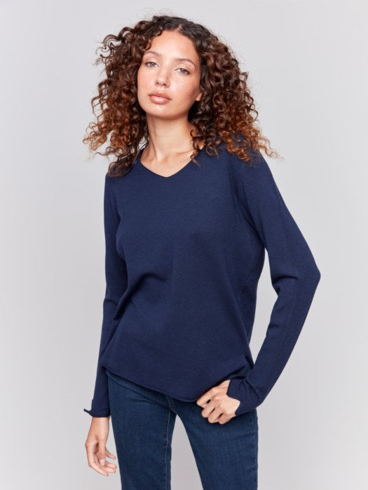 Solid Basic Sweater (C2279Z464A)