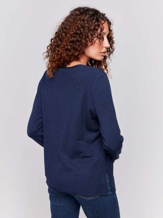 Solid Basic Sweater (C2279Z464A)