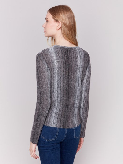 Lightweight Space Dye Yarn Sweater (C2745097C)